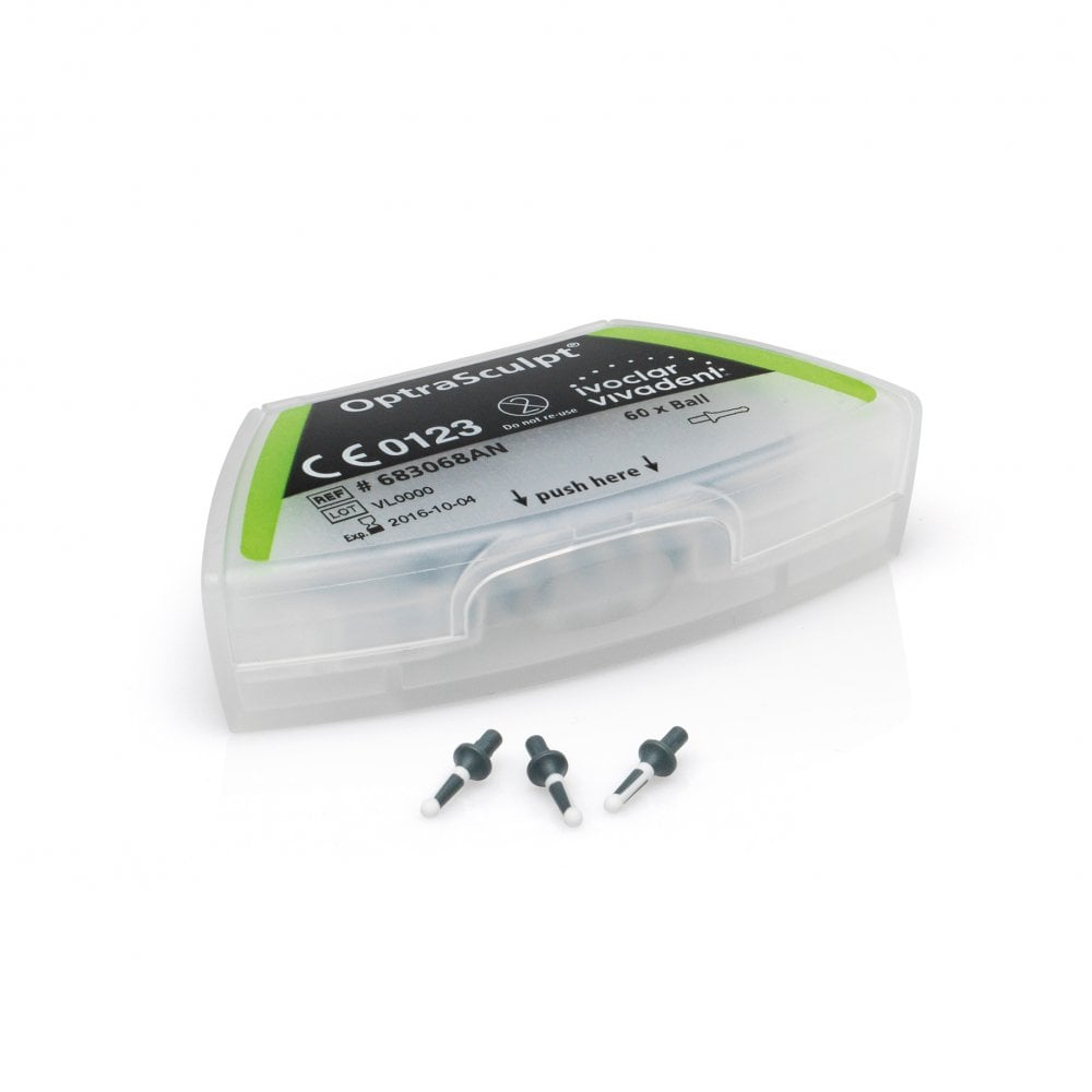 Ivoclar Vivadent 683068 OptraSculpt Dental Contouring Tips Ball 60/Pk Ivoclar Vivadent 683068 OptraSculpt Dental Contouring Tips Ball 60/Pk